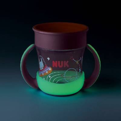 Nuk Magic Cup Night hrnček s držadlami Pink 160 ml