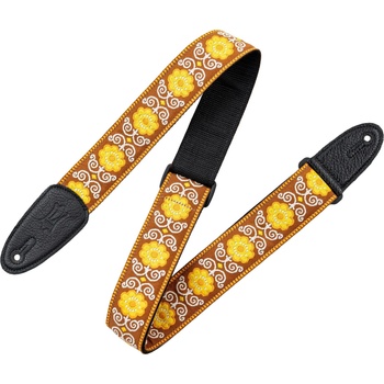 Levy's Original Hootenanny Колан за китара Yellow (M8HT-27)