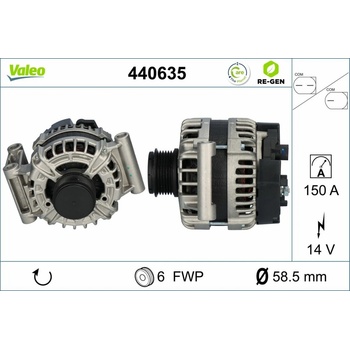 Alternátor VALEO 440635