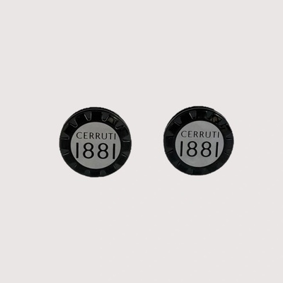 Cerruti 1881 manžetové knoflíčky Logo Black