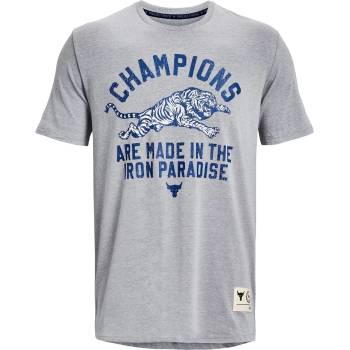 Under Armour Мъжка тениска Under Armour Ua Pjt Rock Champ Ss T-Shirt Mens - Steel Light