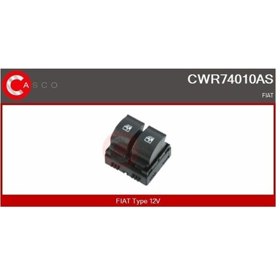 Spínač, zvedací zařízení oken CASCO CWR74010AS