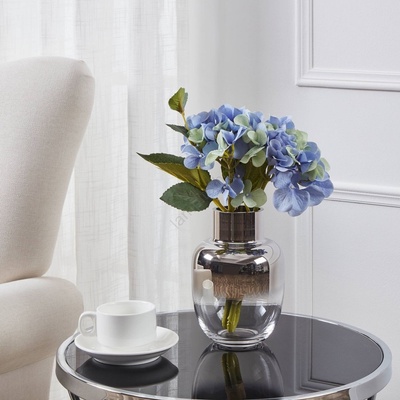 EGLO 421236 - Стъклена ваза SIRANANA 20x14 см сребрист (EG421236)