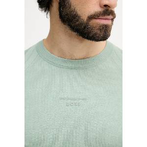 BOSS Green тениска basic мъжка с добавена коприна BOSS X PORSCHE (50558363) - answear - 234,50 лв