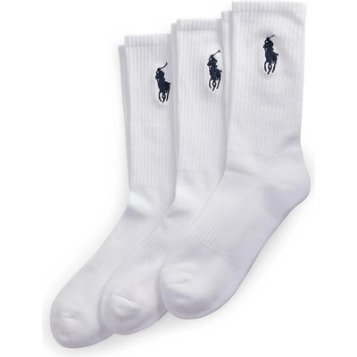 Ralph Lauren Polo Ralph Lauren 3 Pack Big Polo Pony Crew Sock - White