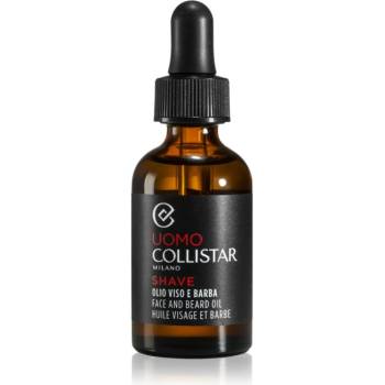 Collistar Uomo Face and Beard Oil подхранващо масло за зоната на лицето и брадата 30ml