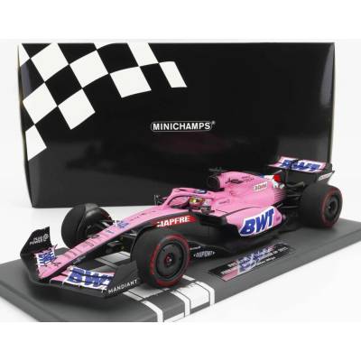 MINICHAMPS ALPINE F1 A522 TEAM ALPINE BWT N 14 BAHRAIN GP 2022 FERNANDO ALONSO - PINK 1:18