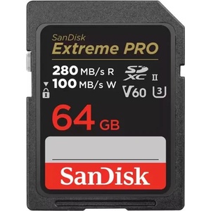 SanDisk Extreme PRO SDXC 64GB UHS-II/V60/CL10 (SDSDXEP-064G-GN4IN/215491)