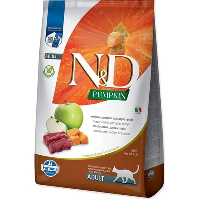 N&D GF Pumpkin CAT Venison & Apple 5 kg