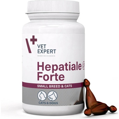 VetExpert Hepatiale forte Small breed doplňky stravy pro psy a kočky 40 tablet