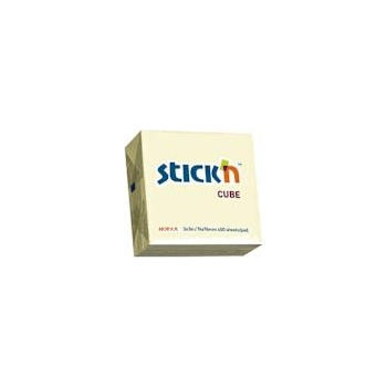 Stick'N Кубче 75х75мм 400 л паст. жълто