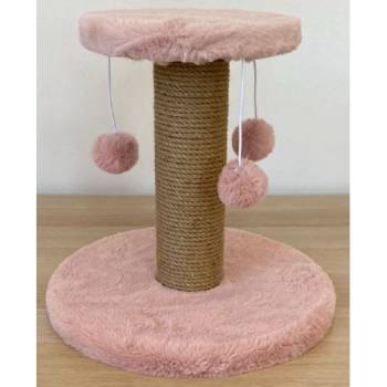 Dubex Cat scratcher Драскалка за котка, стълб, две площадки и топчета