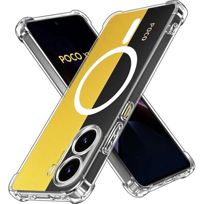 Techsuit – Shockproof Clear Silicone MagSafe průhledné silikonové ochranné pouzdro pro Xiaomi Poco X7 Pro – průhledné KF2347985