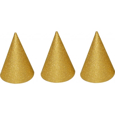W-Párty kloboučky zlaté 6ks