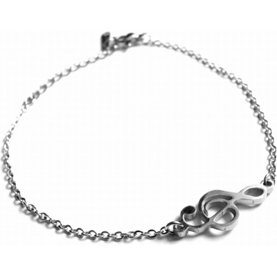 Steel Jewelry náramek houslový klíč z chirurgické oceli NR151101