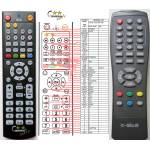 GENERAL X-SITE XS-DVBT-55B - съвместимо дистанционно управление на марката General (XS-DVBT-55B) Дистанционно