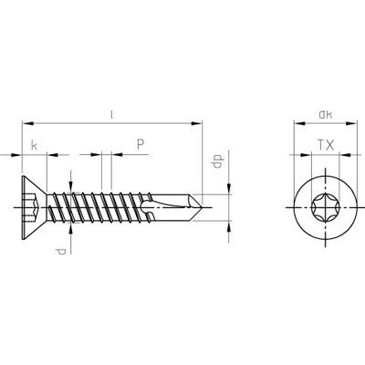 DIN 7504 AISI 410 O 4,8X60 TX25 – Zbozi.Blesk.cz