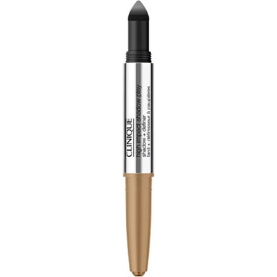Clinique High Impact Shadow Play Shadow and Definer Očné tiene v ceruzke Champagne + Caviar 1,9 g