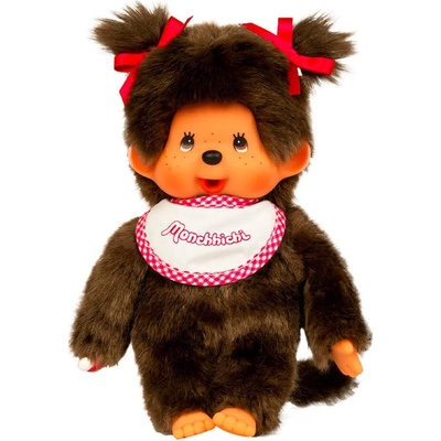 Monchhichi Holčička v růžovém 20 cm