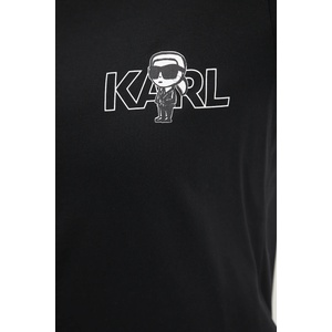 Karl Lagerfeld Памучна тениска IKON (A3W17085)