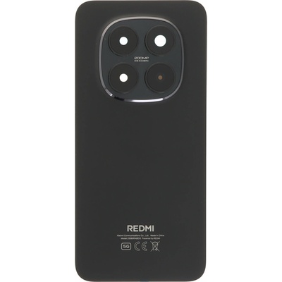 Batériový kryt + sklíčko kamery s rámom Xiaomi Redmi Note 15 Pro 5G Black