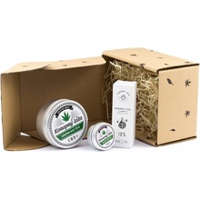 Konopný Táta CBD olej 500mg 15 ml + Konopná masť čistá 80 ml darčeková sada