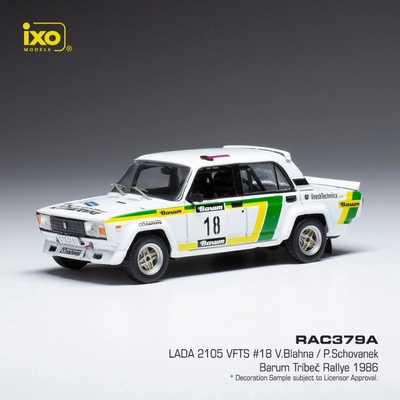 IXO Lada 2105 VFTS Barum Tríbeč Rallye 1986 18 Blahna Schovánek 1:43