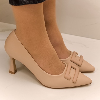 Dámske matné lodičky MERINDA béžové