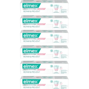 Elmex Sensitive професионална паста за зъби Repair&Prevent 6x75 мл
