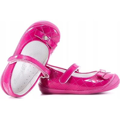 Kornecki 4403 dívčí balerínky polobotky laky fuchsiová