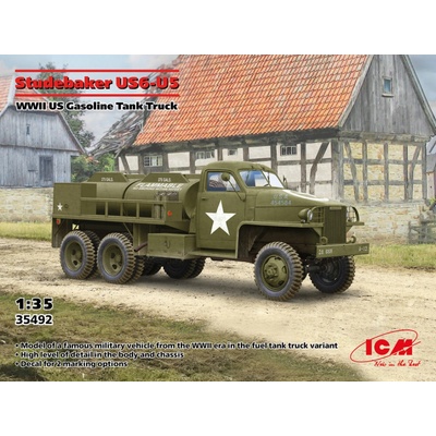ICM Studebaker US6 U5 US Gasoline Tank Truck 1:35