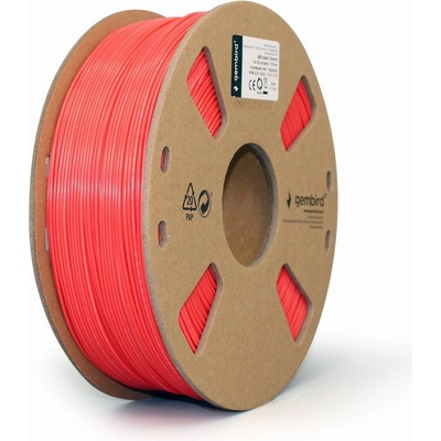 Gembird 3DP-ABS1.75-01-FR, 3D филамент, ABS, 1, 75 мм, 1000g, Флуоресцентен, Червено (3DP-ABS1.75-01-FR)