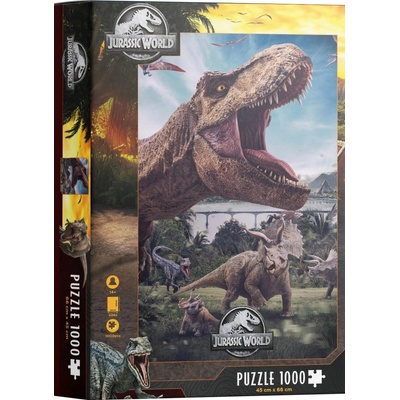 SD Toys Jurský Park Jigsaw Poster Rex 1000 dílků