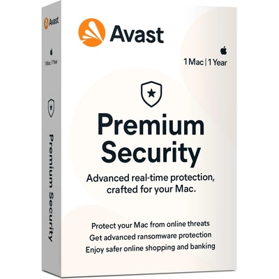 Avast Premium Security Mac 1 lic. 12 mes.