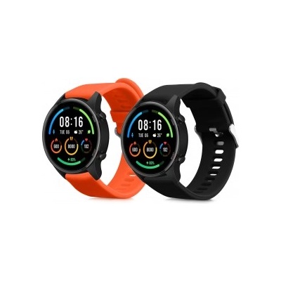 kwmobile 2x Гривна за Xiaomi Mi Watch / Mi Watch Color Sport - черен - 53197