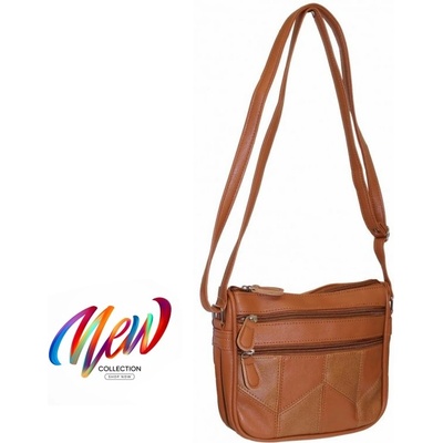 Nicole brown crossbody kabelka JBHB 2557 TAN
