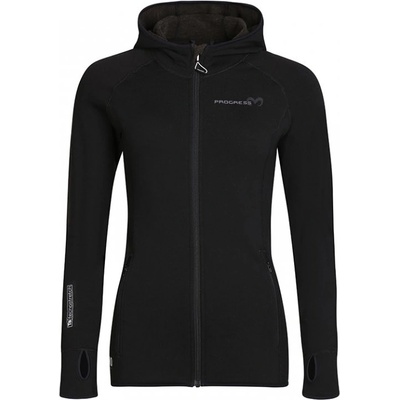 Progress Tispa Hoody merino černá