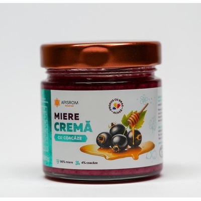 Apisrom Med krémový s čiernymi ríbezľami 280 g