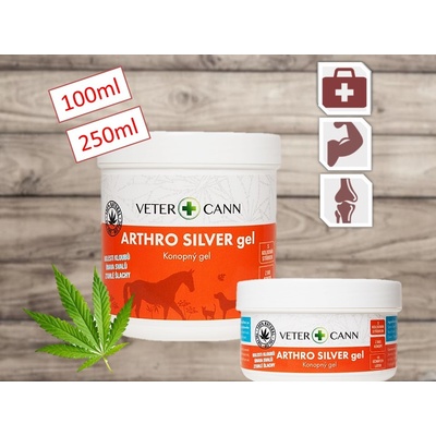 Vetercann Arthro silver Konopný gel 250ml – Zboží Mobilmania