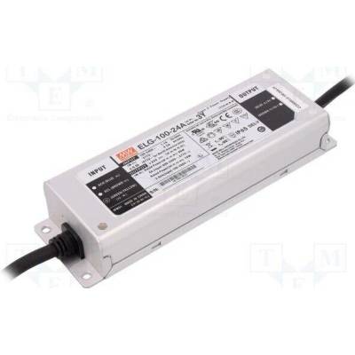 MEAN WELL ELG-100-24A-3Y Napájecí zdroj: spínaný; LED; 96W; 24VDC; 2÷4A; 100÷305VAC; IP65