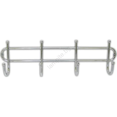 UTC Стенна закачалка 10, 5x37 см, лъскав хром (UT0009)