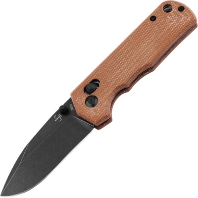 Böker Plus Rockstub Brown Micarta 2.0 14C28N, Micarta, Crossbar Lock 01BP0051