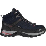 CMP Мъжки туристически обувки CMP Rigel Mid Trekking Shoes Waterproof Walking boots - Asphalt / Syrah - размер 39 (EU) (019-0991-0711)