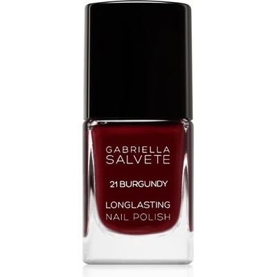 Gabriella Salvete Longlasting Enamel дълготраен лак за нокти със силен гланц цвят 21 Burgundy 11ml