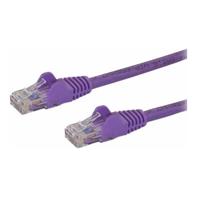 Startech N6PATC1MPL CAT6 10 Gigabit Snagless RJ45 650MHz 100W PoE Patch CAT 6 10GbE UTP 1m fialový