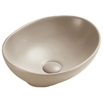 Mexen Elza мивка върху плот 40 x 33 см, мат капучино - 21014064 (21014064)