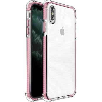 Izmael Sиликонов калъф Spring Armor за Apple iPhone XS Max - Светлорозов KP9572 (9572)