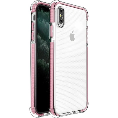 Izmael Sиликонов калъф Spring Armor за Apple iPhone XS Max - Светлорозов KP9572 (9572)
