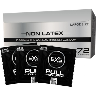 EXS Condoms Pull Non Latex Large 72 pack