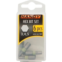 HANDY Sada bitov v krabičke 6ks Šesťhran (H):_3, 4, 5mm /10607